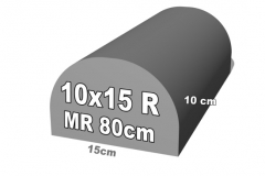 betoninė bortelio forma 10x15R