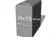 betoninė forma 30x15