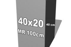 betoninė forma 40x20