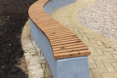 betoninis suoliukas Concrete bench