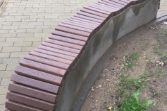 Betoniniai suoliukai concrete bench