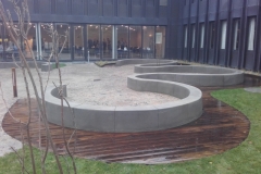 betoniniai suoliukai Concrete bench